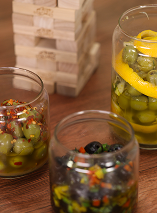 3 WAY MARINATED OLIVESÂ 